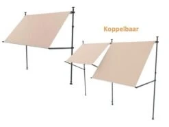 Nesling Balkon Zonnescherm Flexframe -Optimaal Tuinmeubelen Winkel 1 7 nesling balkon zonnescherm flexframe koppelbaar n100 021 100