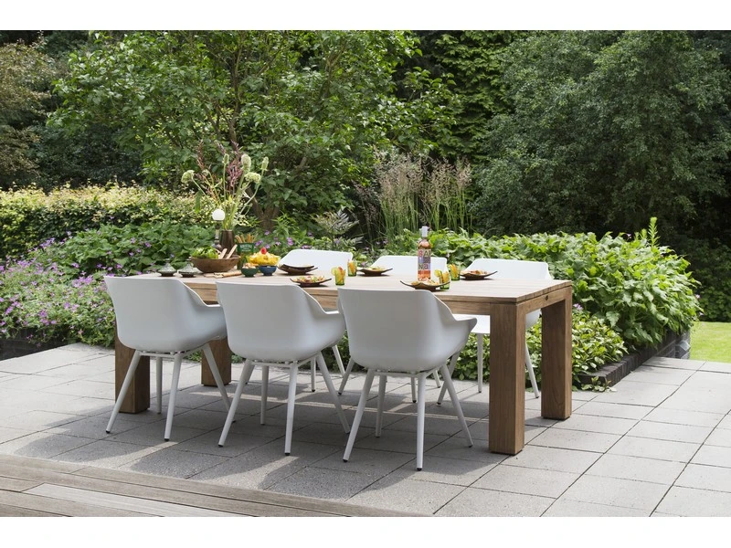 Hartman Tuinset Sophie Studio Wit Met Sculpture Tafel 240 3 Hartman Tuinset Sophie Studio Wit Met Sculpture Tafel 240