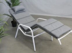 Suns Sora Relax Tuinstoel Mat Wit Met Kussen -Optimaal Tuinmeubelen Winkel 12 10 suns sora relax tuinstoel mat wit met kussen 108453084125