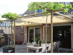 Nesling Coolfit Harmonica Schaduwdoek 2.90 Meter Breed 3 Meter Uitval