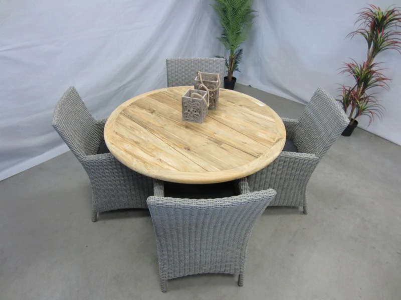 Te Velde Tuinmeubelen Amy Tuinstoel Met Malta Teak Tuintafel 4 Te Velde Tuinmeubelen Amy Tuinstoel Met Malta Teak Tuintafel - Afbeelding 2