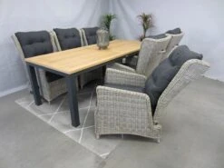 Te Velde Tuinmeubelen Tuinset Bombay Tuinstoel Met Palazzo Teak Tuintafel -Optimaal Tuinmeubelen Winkel 18 4 te velde tuinmeubelen tuinset bombay tuinstoel met palazzo teak tuintafel stoel verstelbaar bombaypalazzo240