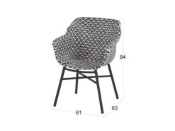 Hartman Tuinset Delphine Black-white Met Yasmani Tafel 240 -Optimaal Tuinmeubelen Winkel 19 4 hartman tuinset delphine black white met yasmani tafel 240 53594008 53573110