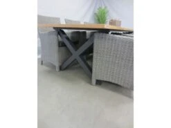 Te Velde Tuinmeubelen Amy Tuinstoel Met Lucan Teak Tuintafel -Optimaal Tuinmeubelen Winkel 2 4 te velde tuinmeubelen amy met lucan teak tafel tafel amylucan240