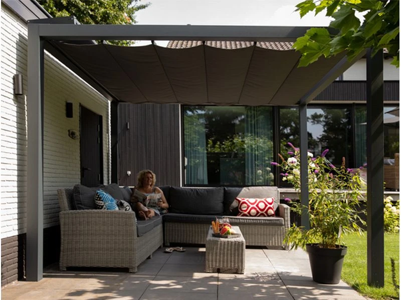 Nesling Prosail Waterproof Harmonica Schaduwdoek 2,97 X 2,97 Mtr. 3 Nesling Prosail Waterproof Harmonica Schaduwdoek 2,97 X 2,97 Mtr.