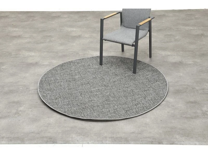 Garden Impressions Mirage Carpet Buitenkleed Rond 160 Antracite 4 Garden Impressions Mirage Carpet Buitenkleed Rond 160 Antracite - Afbeelding 2