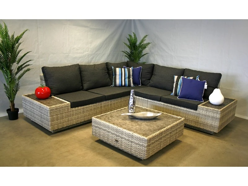 Te Velde Tuinmeubelen Nogaro Hoek Lounge Set 5 Te Velde Tuinmeubelen Nogaro Hoek Lounge Set - Afbeelding 3