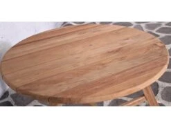 Sens Line Woody Teak Sidetable Ø80 Cm FSC Recycled Teak -Optimaal Tuinmeubelen Winkel 23 3 sens line woody teak sidetable O 80 cm fsc recycled teak t578