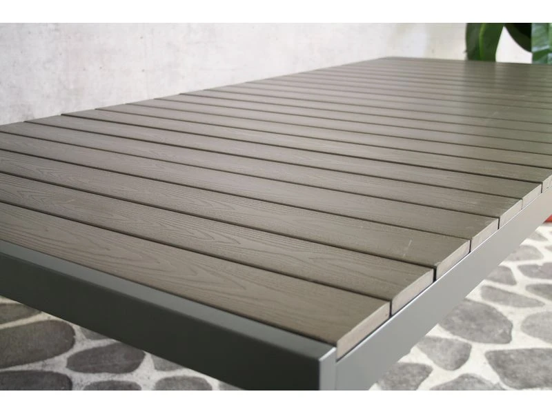 Sensline Jersey Tuintafel Polywood 220 Antraciet 4 Sensline Jersey Tuintafel Polywood 220 Antraciet - Afbeelding 2