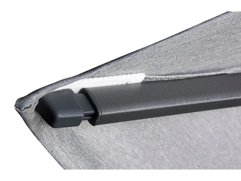 Platinum Zweefparasol Challenger T² 3x3 Antraciet 5 Platinum Zweefparasol Challenger T² 3x3 Antraciet - Afbeelding 3