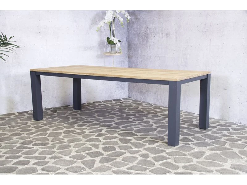 Sensline Boston Teak Tuintafel 240 4 Sensline Boston Teak Tuintafel 240 - Afbeelding 2