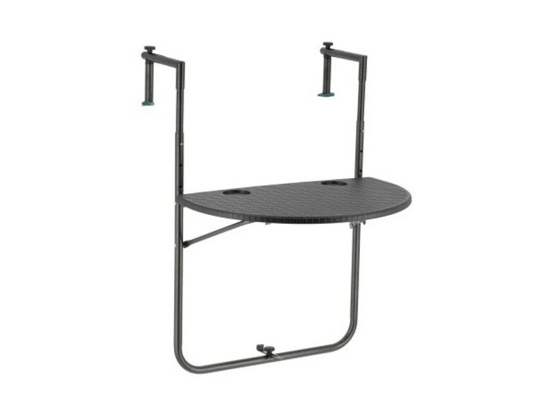 Gimeg Livin Outdoor Balkontafel Halfrond Antraciet 3 Gimeg Livin Outdoor Balkontafel Halfrond Antraciet