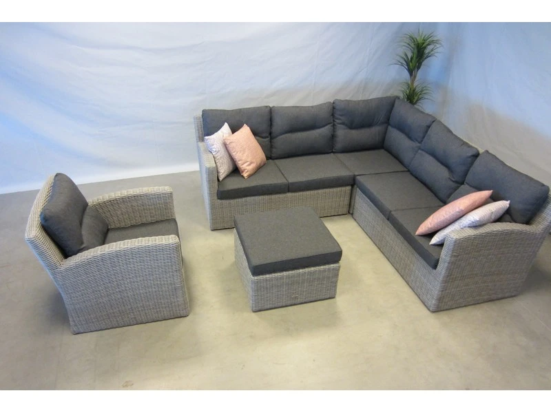 Te Velde Tuinmeubelen Cancun Hoekloungeset Elements 4 Te Velde Tuinmeubelen Cancun Hoekloungeset Elements - Afbeelding 2