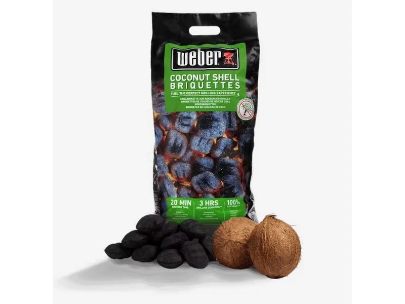Weber Kokosbriketten 8 Kilo 3 Weber Kokosbriketten 8 Kilo