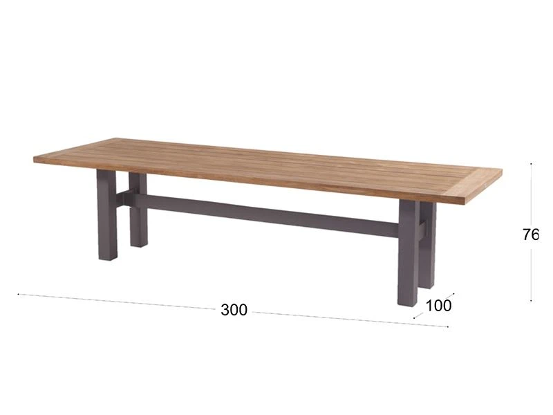 Hartman Yasmani Tuintafel 300 4 Hartman Yasmani Tuintafel 300 - Afbeelding 2