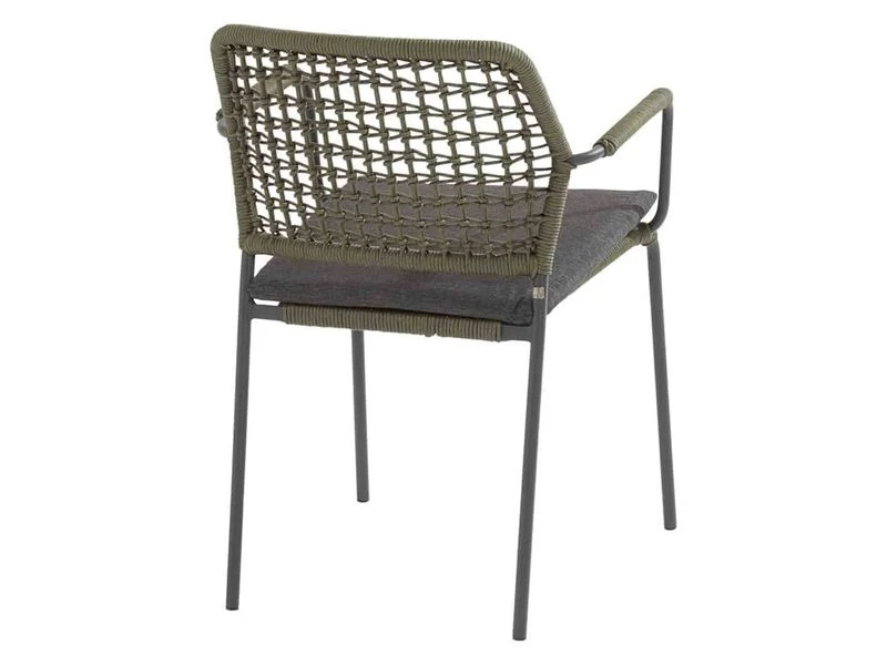 Taste By 4so Barista Stapelbare Tuinstoel Rope Groen 5 Taste By 4so Barista Stapelbare Tuinstoel Rope Groen - Afbeelding 3