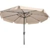 Lesli Parasol Libra 3,5 Mtr -Optimaal Tuinmeubelen Winkel 6 0 lesli parasol libra 35 meter ecru 53111