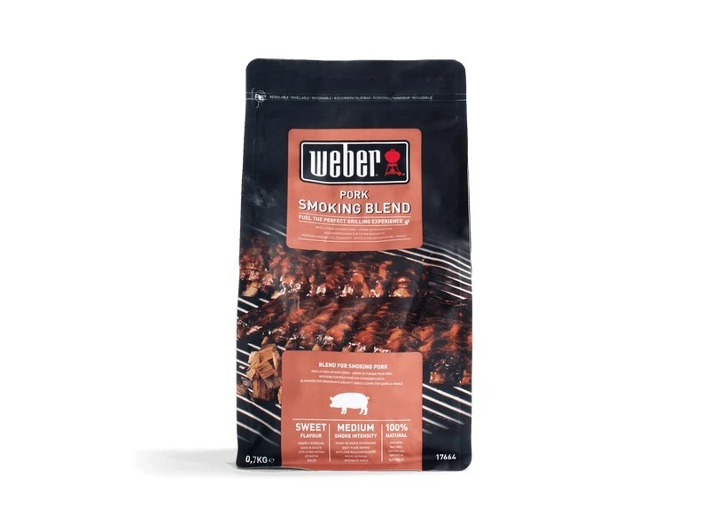 Weber Houtsnippermix Varkensvlees 0,7 Kg 3 Weber Houtsnippermix Varkensvlees 0,7 Kg