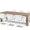 Hartman Tuinset Sophie Element Wit Met Sculpture Tafel 240 -Optimaal Tuinmeubelen Winkel 7 0 hartman tuinset sophie element wit met beach7 old teak tafel 240 x 100