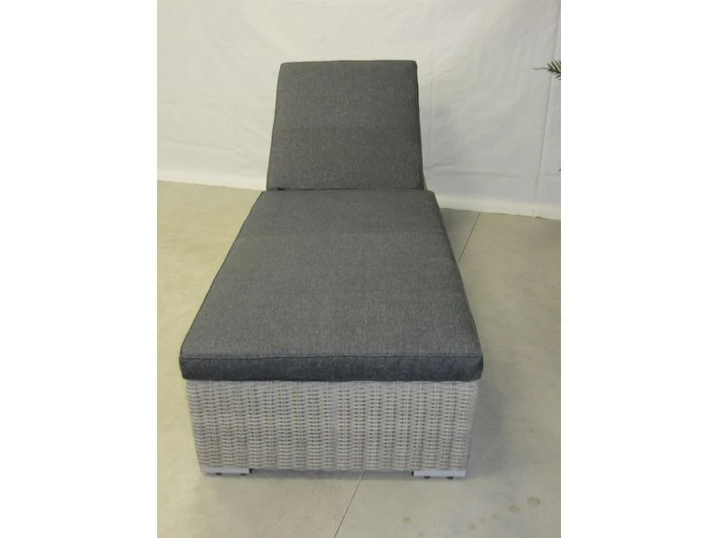 Te Velde Tuinmeubelen Karensa Tuin-ligbed Blended Grey 4 Te Velde Tuinmeubelen Karensa Tuin-ligbed Blended Grey - Afbeelding 2