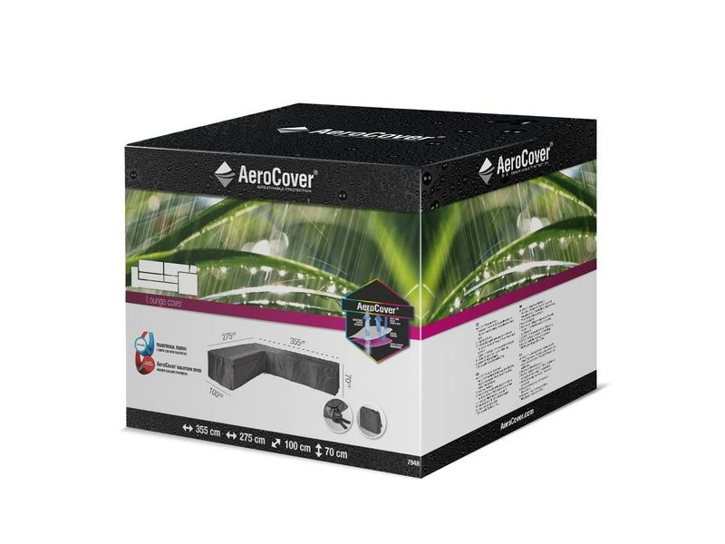 Platinum Aerocover Loungesethoes Hoekset Links 355x275x100xH70 5 Platinum Aerocover Loungesethoes Hoekset Links 355x275x100xH70 - Afbeelding 3