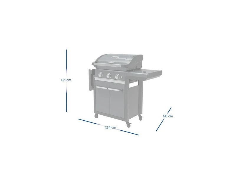 Campingaz Gasbarbecue Buitenkeuken 3 Series Premium S 6 Campingaz Gasbarbecue Buitenkeuken 3 Series Premium S - Afbeelding 4