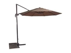 Lesli Zweef Parasol Libra 3 Mtr -Optimaal Tuinmeubelen Winkel lesli zweefparasol libra 3 meter taupe 53144
